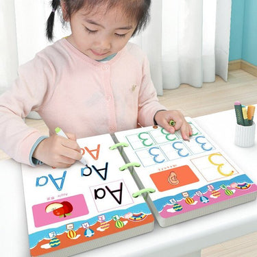 Cuaderno de caligrafía para niños | Estimula el aprendizaje lúdico y las habilidades motoras - Diversión para jugar y aprender